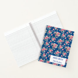 Modern School Floral Notitieboek