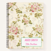 Modern School Floral Notitieboek (Voorkant)