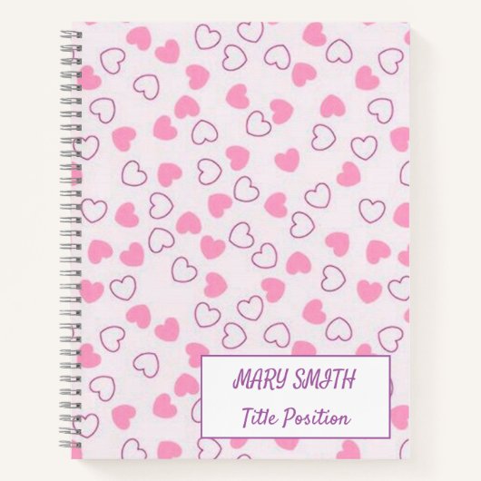 Modern School Love Notitieboek (Voorkant)