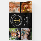 Modern School of Law Afstuderen Foto Collage Banne Spandoek (Verticaal)