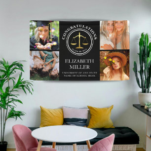 Modern School of Law Afstuderen Foto Collage Banne Spandoek