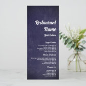 Modern Schoolbord, Restaurant Slimline Menu (Staand voorkant)