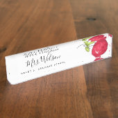 MODERN SCHOOLTEACHER OLIEPIJPAK MET DE TEKST APPAR NAAMBORDJE (Zijkant)