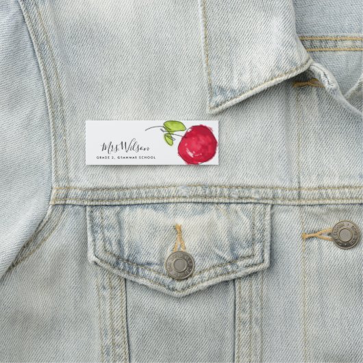 MODERN SCHOOLTEACHER OLIEPIJPAK MET DE TEKST APPAR NAAMPLAATJE (In situ)