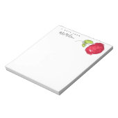 MODERN SCHOOLTEACHER OLIEPIJPAK MET DE TEKST APPAR NOTITIEBLOK (Linkerzijde)