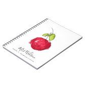 MODERN SCHOOLTEACHER OLIEPIJPAK MET DE TEKST APPAR NOTITIEBOEK (Linkerzijde)