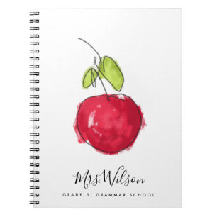 MODERN SCHOOLTEACHER OLIEPIJPAK MET DE TEKST APPAR NOTITIEBOEK