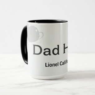 Modern Schoon Minimalistisch Vader Held Cadeau Mok