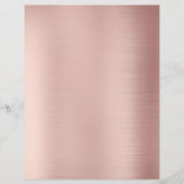 Modern Schoonmaak Schoonmaakdienst Logo Rose Goud Flyer (Achterkant)