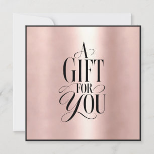 Modern Schrift Business-Geschenk-Zertifikat