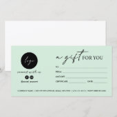 Modern Schrift Een cadeau voor jou LOGO SOCIALE PI (Voorkant / Achterkant)