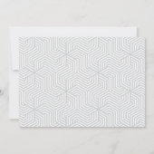 Modern schrift & geometrische dertigste verjaardag (Achterkant)