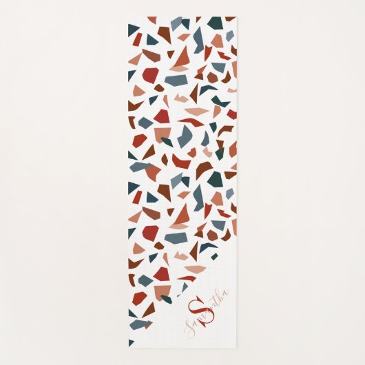 Modern Schrift Monogram Yogamat (Voorkant)