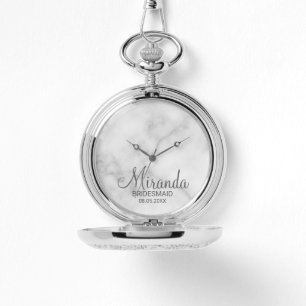 Modern Schrift Persoonlijke Bruidsmeisje Horloge
