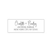 Modern Schrift Professioneel Persoonlijk Retouradr Zelfinktende Stempel (Design)