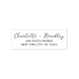 Modern Schrift Professionele Persoonlijke Retourad Zelfinktende Stempel