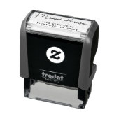 Modern Schrift Retouradres Zelfinkende Stempel (Product)