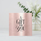 Modern Schriftlettertype Zakelijk Cadeau Certifica (Staand voorkant)