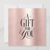 Modern Schriftlettertype Zakelijk Cadeau Certifica (Voorkant)