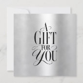 Modern Schriftlettertype Zakelijk Cadeau Certifica (Voorkant)