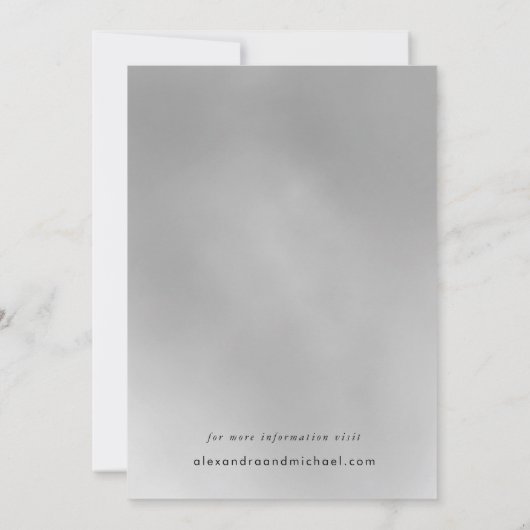 Modern schrijven slaat de datum op save the date (Achterkant)