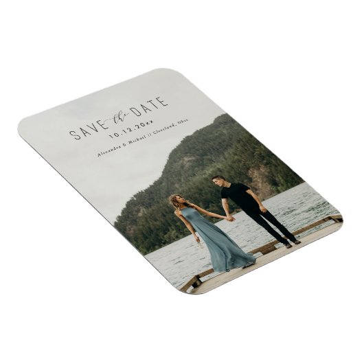 Modern Schrijven sparen de Magnet van de Datum Magneet (Rechterzijde)