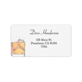 Modern Scotch Glass Etiket (Voorkant)