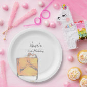 Modern Scotch Glass Papieren Bordje (Feest)