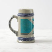 Modern Scotland Flag Stein Bierpul (Links)