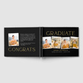 Modern Scrapbook Graduation Party Gastboek Gastenboek (Volledig)