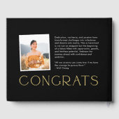 Modern Scrapbook Graduation Party Gastboek Gastenboek (Achterkant)