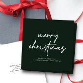 Modern Scrip Typografie-kerstkaart
