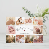 Modern Script 10 Recién nacido de Collage de fotos (Staand voorkant)