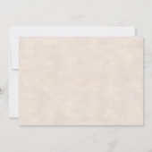 Modern Script 2025 Cream Texture Afstuderen Save The Date (Achterkant)