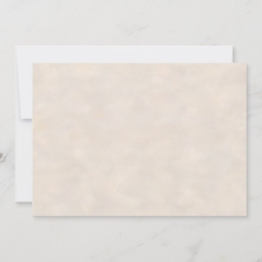 Modern Script 2025 Cream Texture Afstuderen Save The Date (Achterkant)