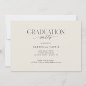 Modern Script 2026 Graduation  Kaart (Achterkant)