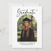 Modern Script 20XX Graduate 5 Photo  Kaart (Voorkant)