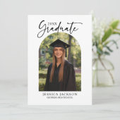 Modern Script 20XX Graduate 5 Photo  Kaart (Staand voorkant)