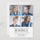 Modern Script 20XX Graduate 5 Photo  Kaart (Achterkant)