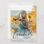 Modern script 2 Fotogradatie Partij Kaart (Voorkant)