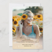 Modern script 2 Fotogradatie Partij Kaart (Achterkant)