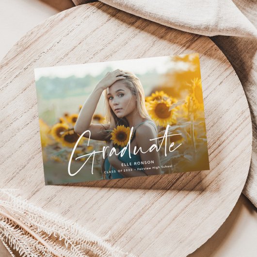 Modern script 2 Fotogradatie Partij Kaart