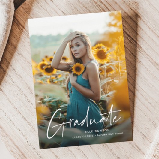 Modern script 2 Fotogradatie Partij Kaart