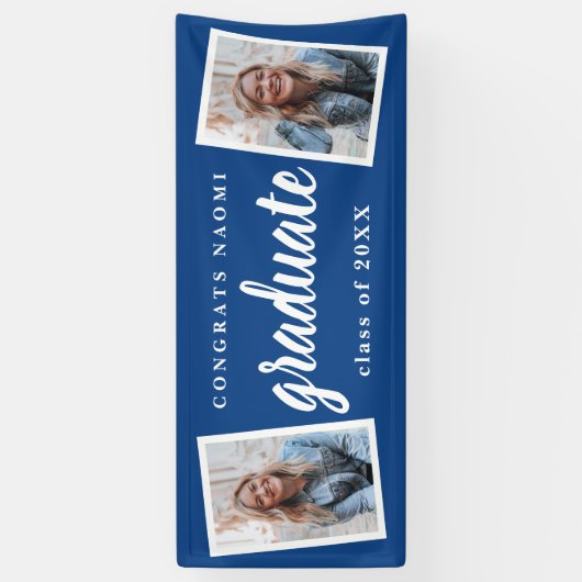 Modern script 2 Fotogradatie Partij Spandoek (Verticaal)