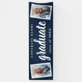 Modern script 2 Fotogradatie Partij Spandoek (Verticaal)