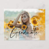 Modern script 2 Fotogradatie Partij Uitnodiging Briefkaart (Voorkant)