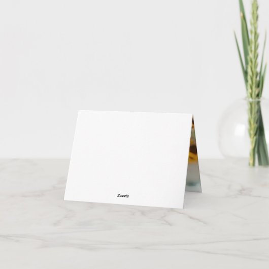 Modern Script 2 Photo Afstuderen Bedankkaart (Achterkant)