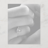 Modern Script 2 Photo Budget Huwelijksuitnodiging (Achterkant)