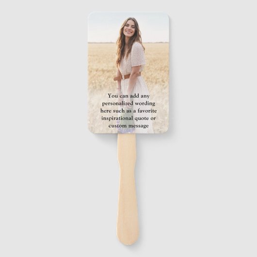 Modern Script 2 Photo Graduation Congratulations Handwaaier (Achterkant)