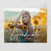 Modern Script 2 Uitnodiging fotograaf (Voorkant)